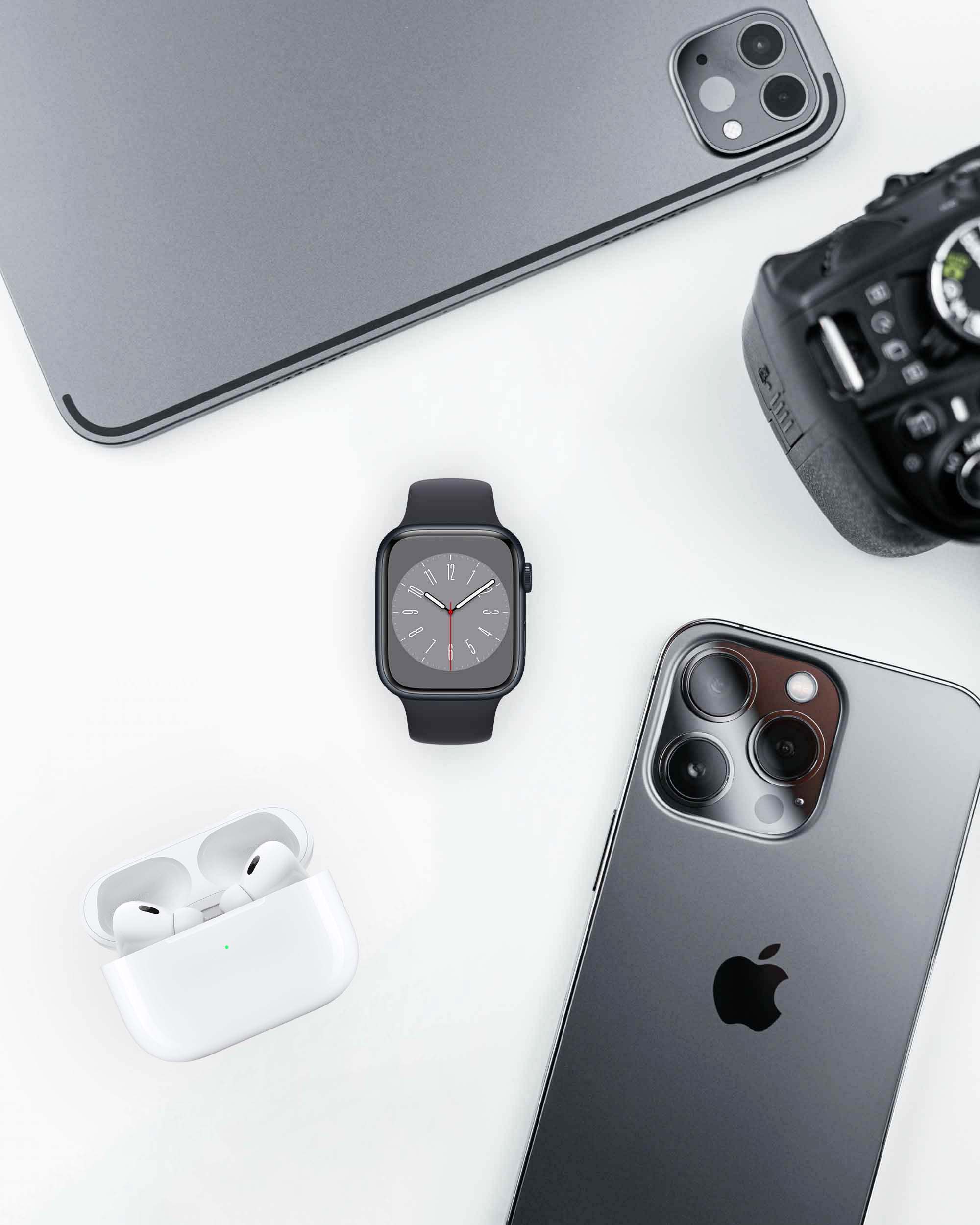 clicktel-header-image. Apple iphone, apple watch, apple ipad, apple airpods pro